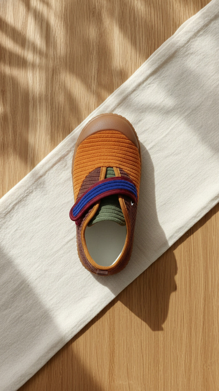 Tênis Cano Baixo Bento Veludo Tamarindo