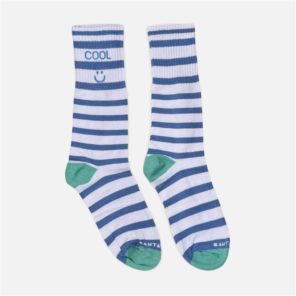 Meia Cantarola Cool Azul