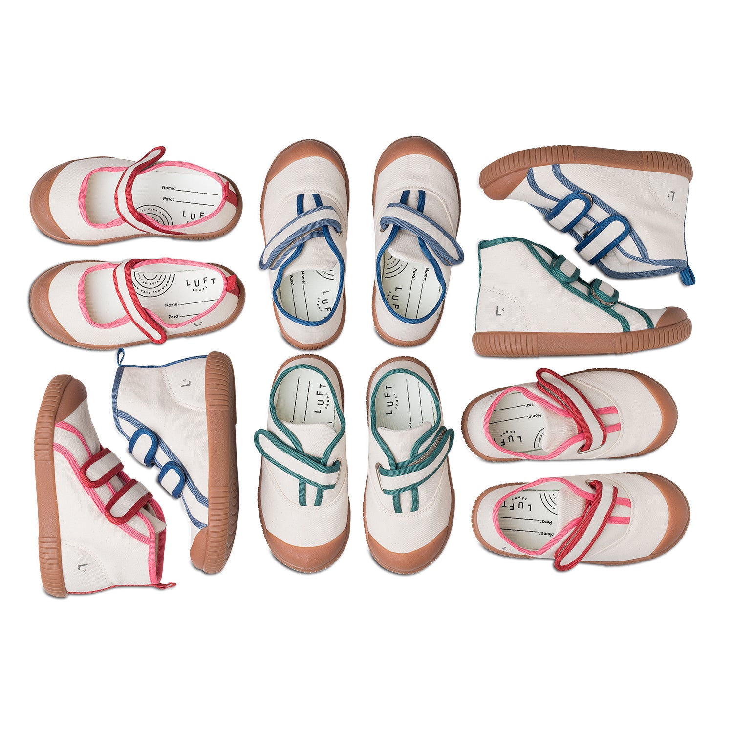 Sapatilha Isa Baunilha Rosa Sola Craft