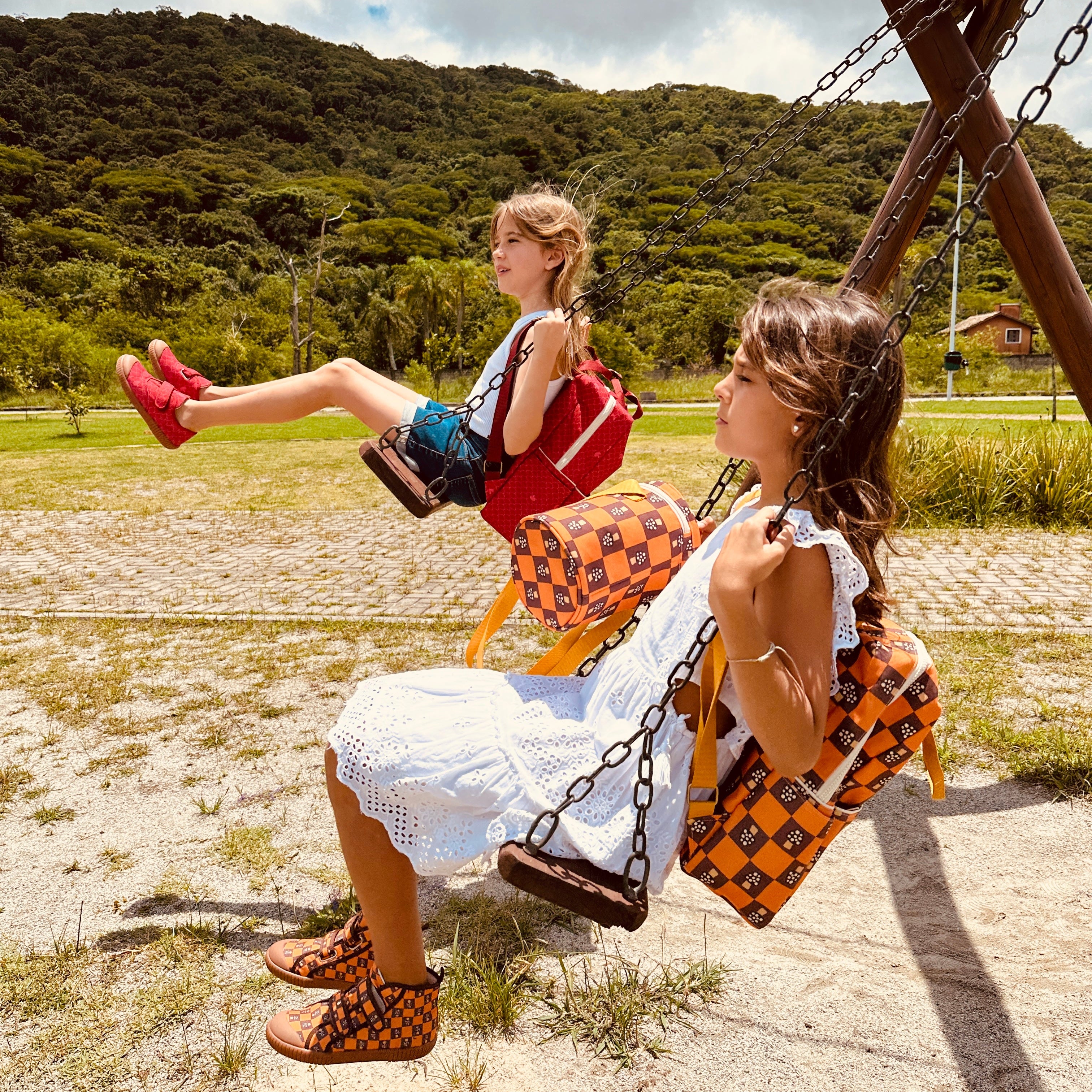 Mochila LUFT Cogumelos Da Terra Marrom