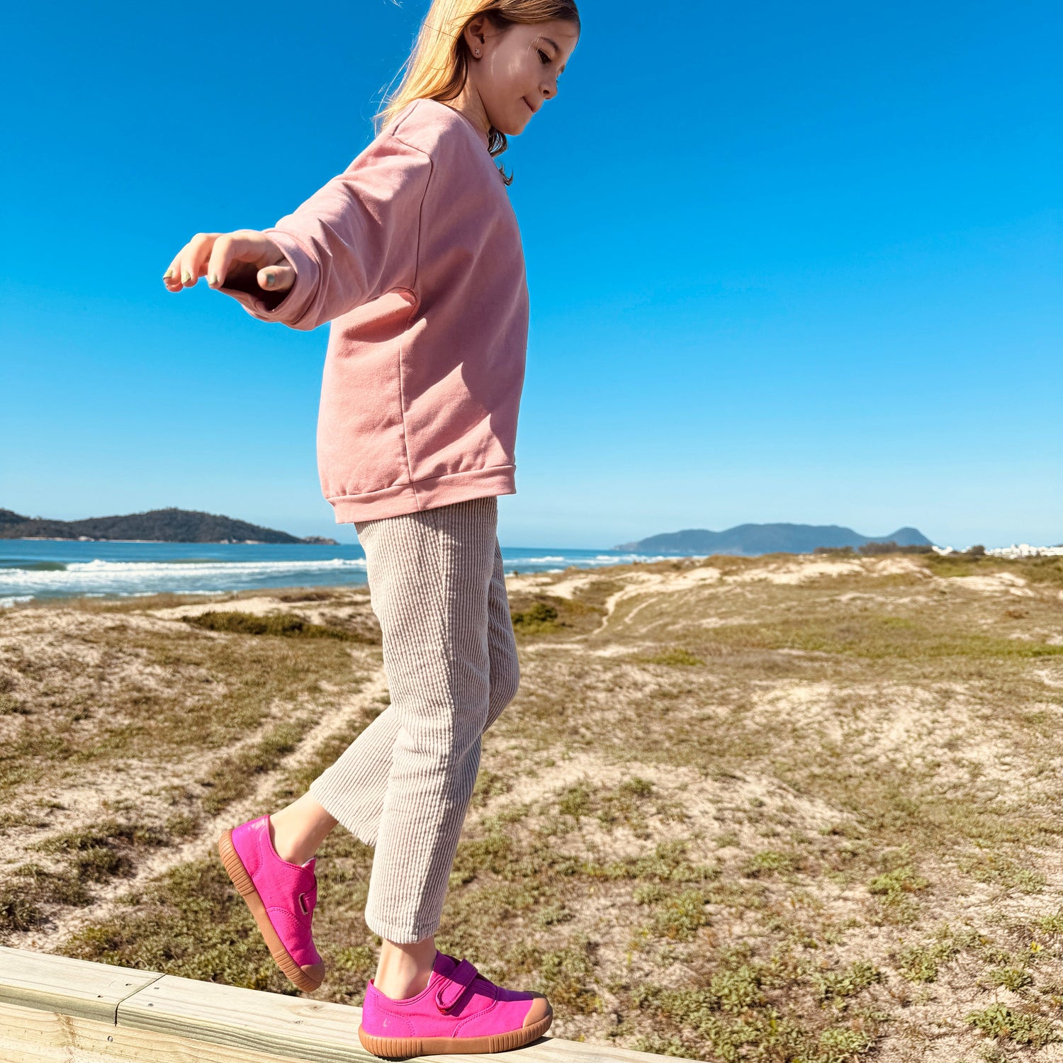 Tênis Cano Baixo Bento Rosa Flor Sola Craft