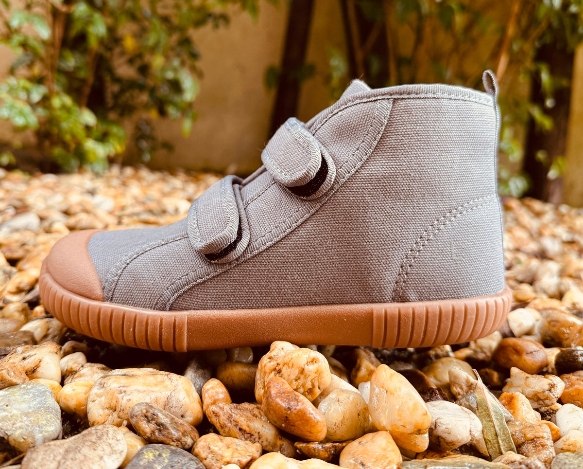 Tênis Cano Alto Luca Cinza Elefante