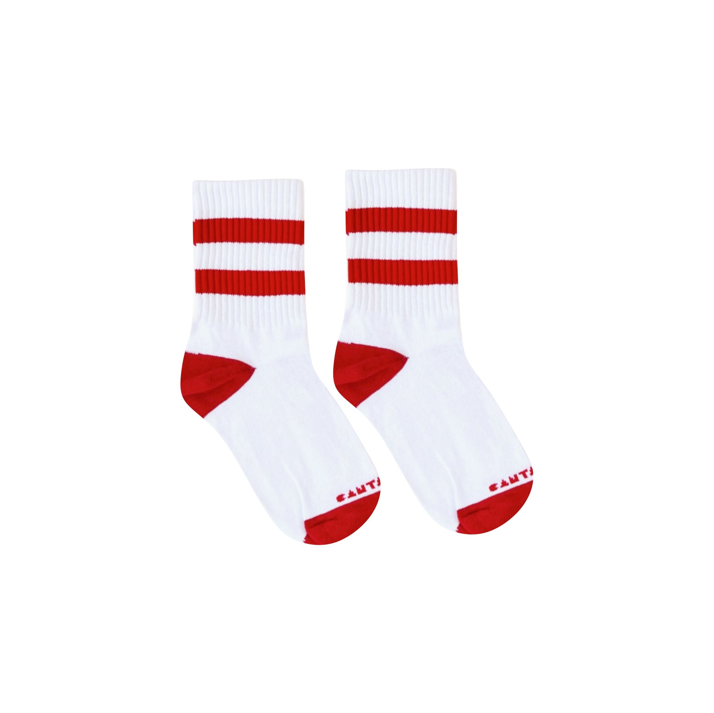 Meia Cantarola Soquete Sk8 Vermelho