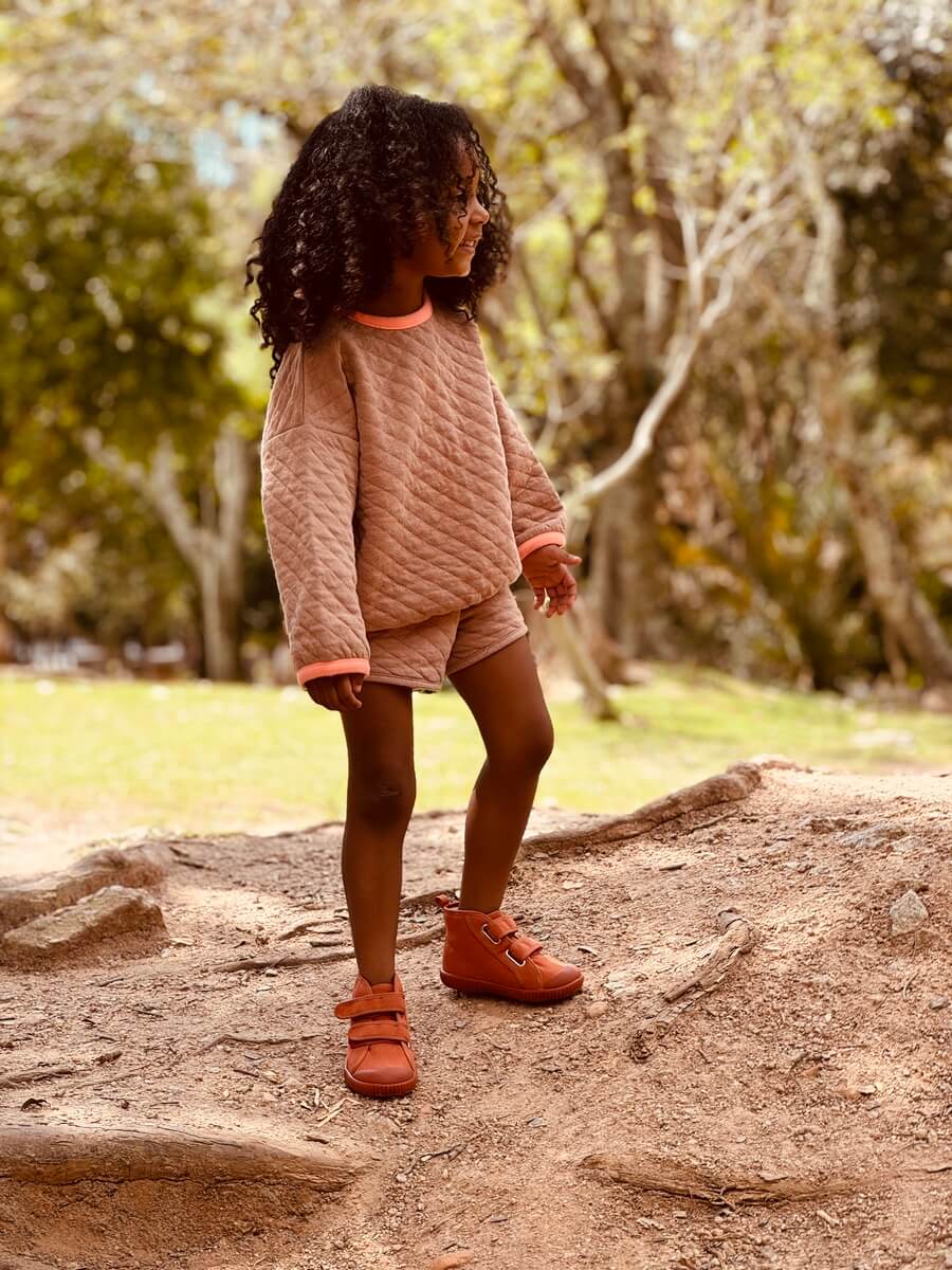 Tênis Cano Alto Luca Ferrugem Sola Ferrugem