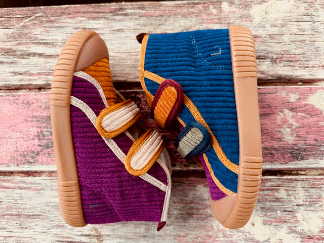 Tênis Cano Alto Luca Veludo Jabuticaba