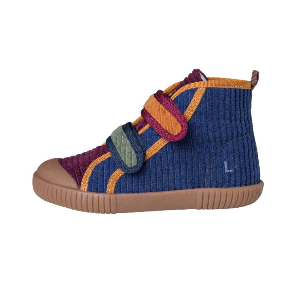 Tênis Cano Alto Luca Veludo Tamarindo