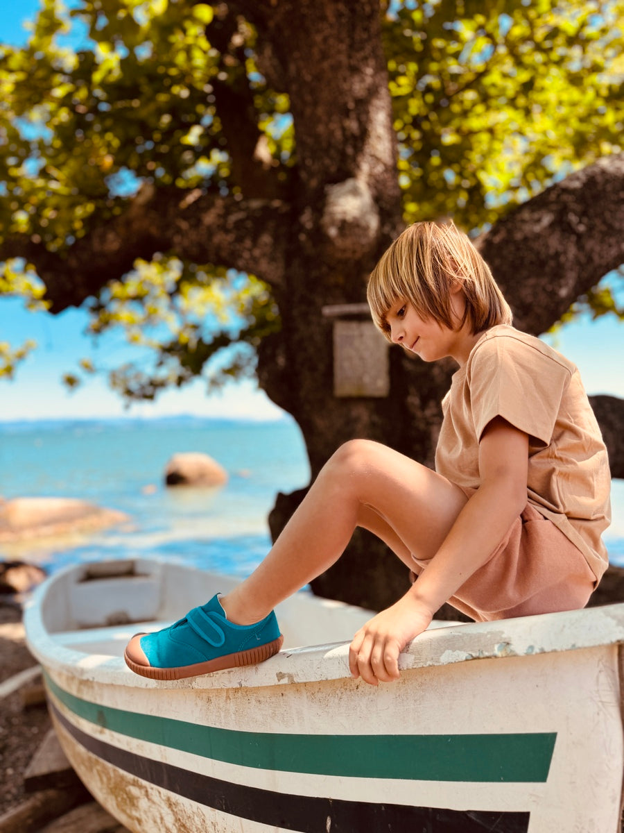 Tênis Cano Baixo Bento Azul Besouro