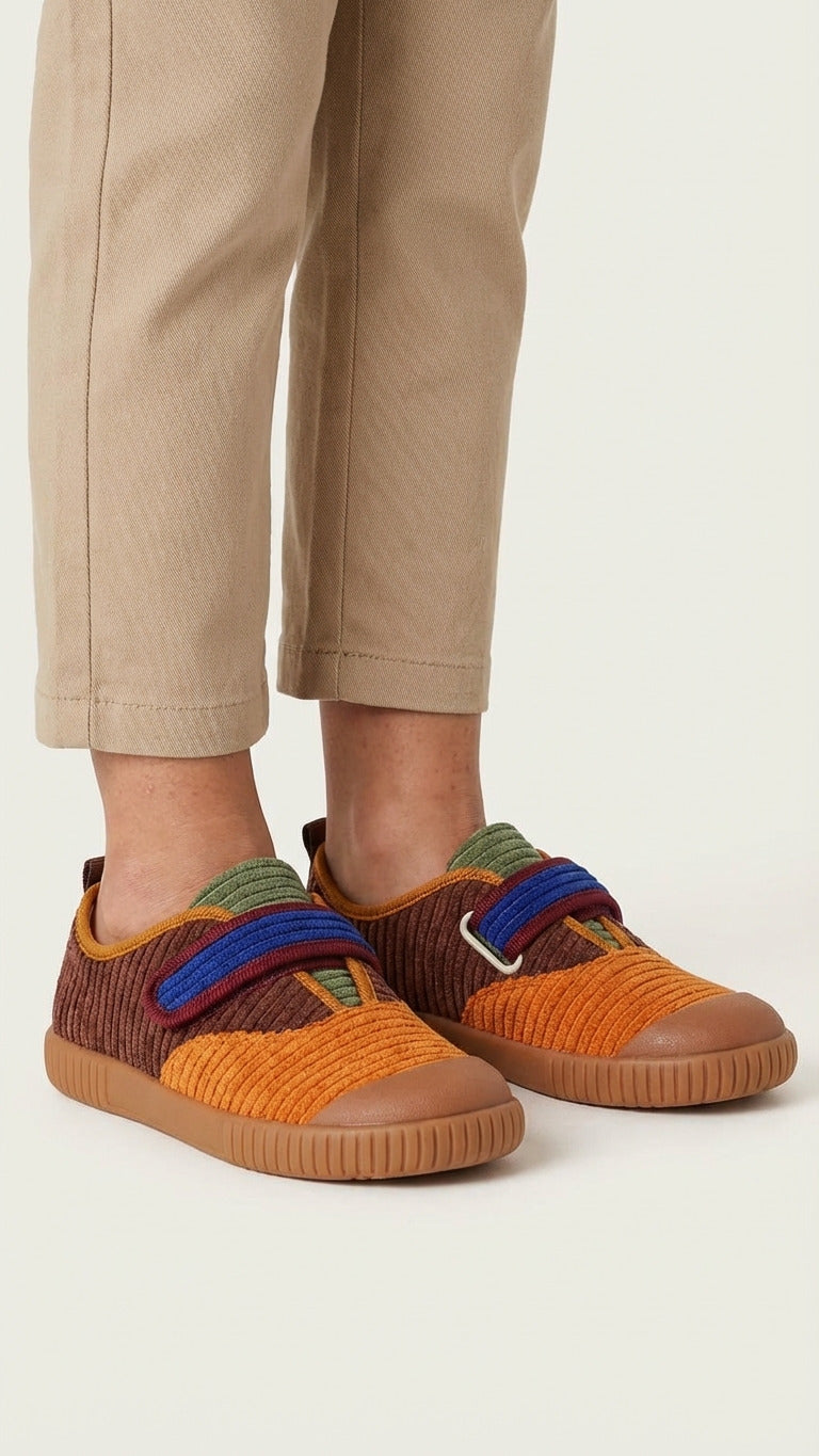 Tênis Cano Baixo Bento Veludo Tamarindo