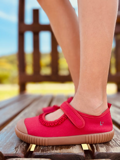 Sapatilha Alice Vermelho Joaninha Sola Craft