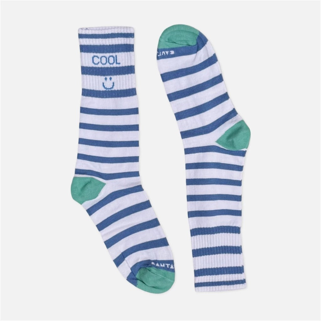 Meia Cantarola Cool Azul