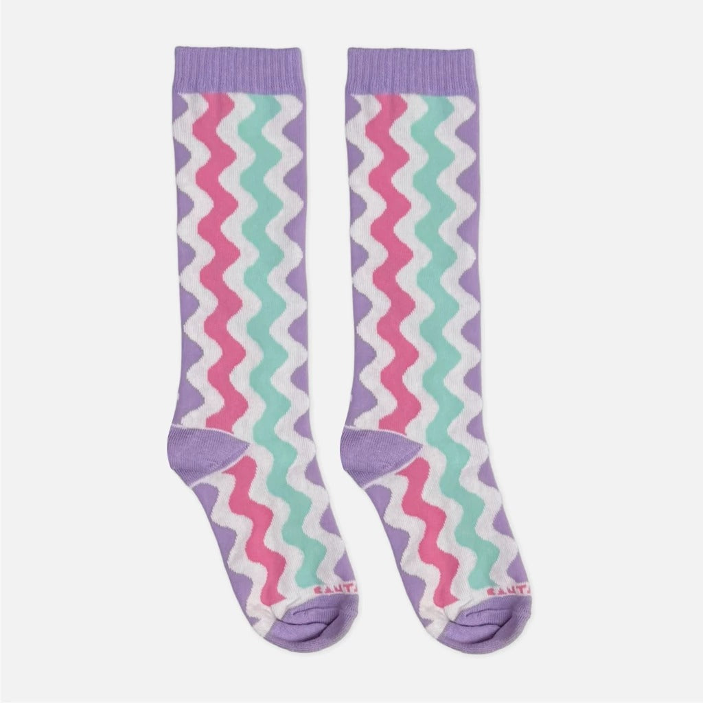 Meia Cantarola Zig Zag Candy