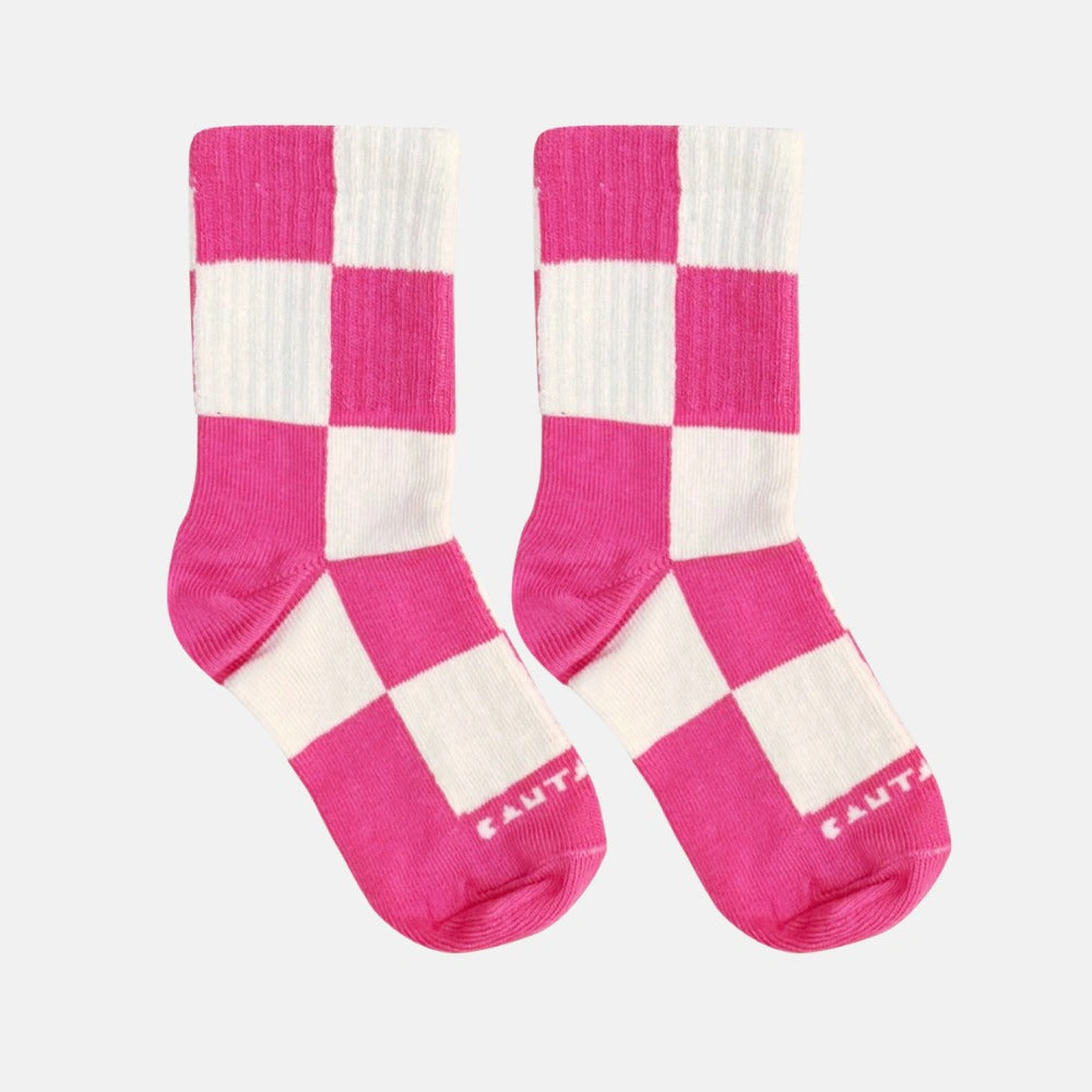 Meia Cantarola Soquete Square Rosa