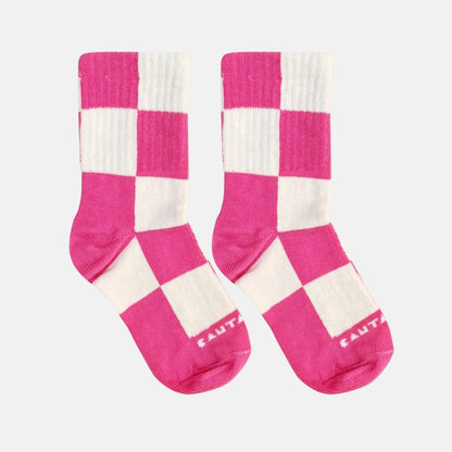 Meia Cantarola Soquete Square Rosa