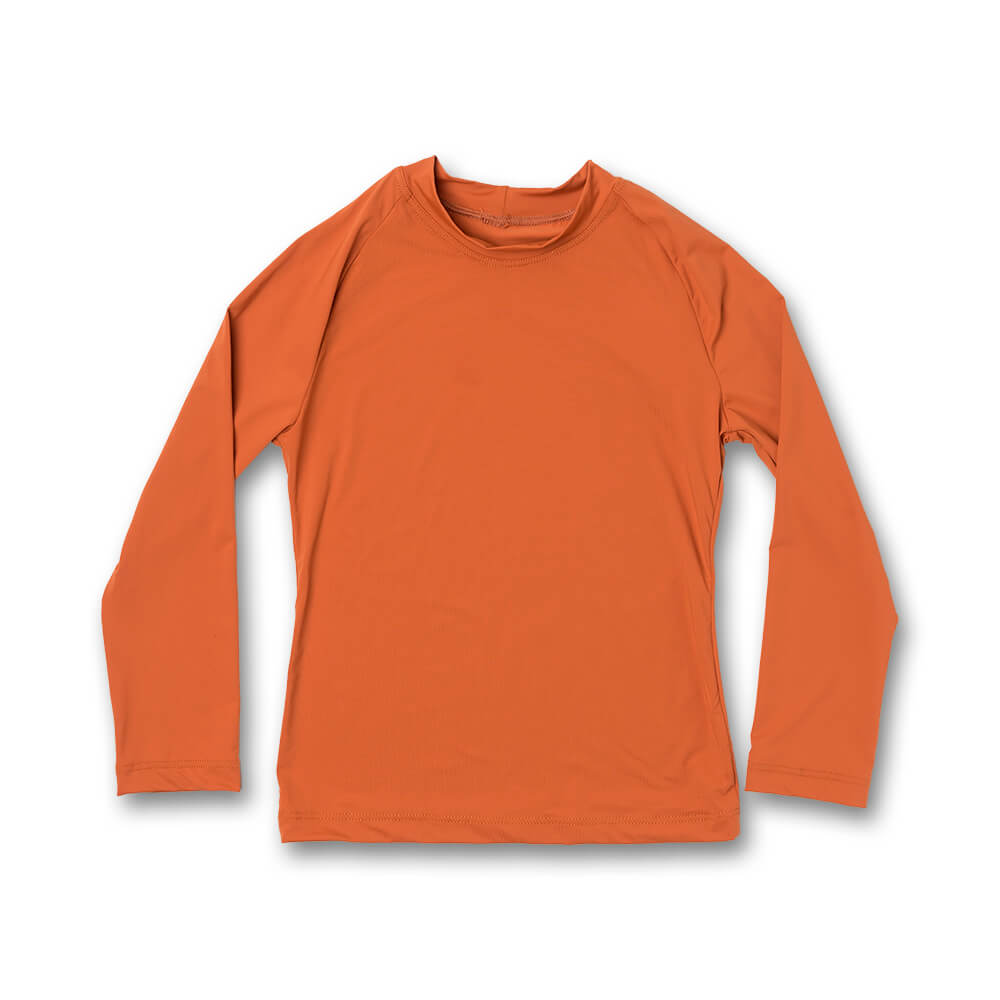 Camiseta UV Manga Longa Caramelo Camelo