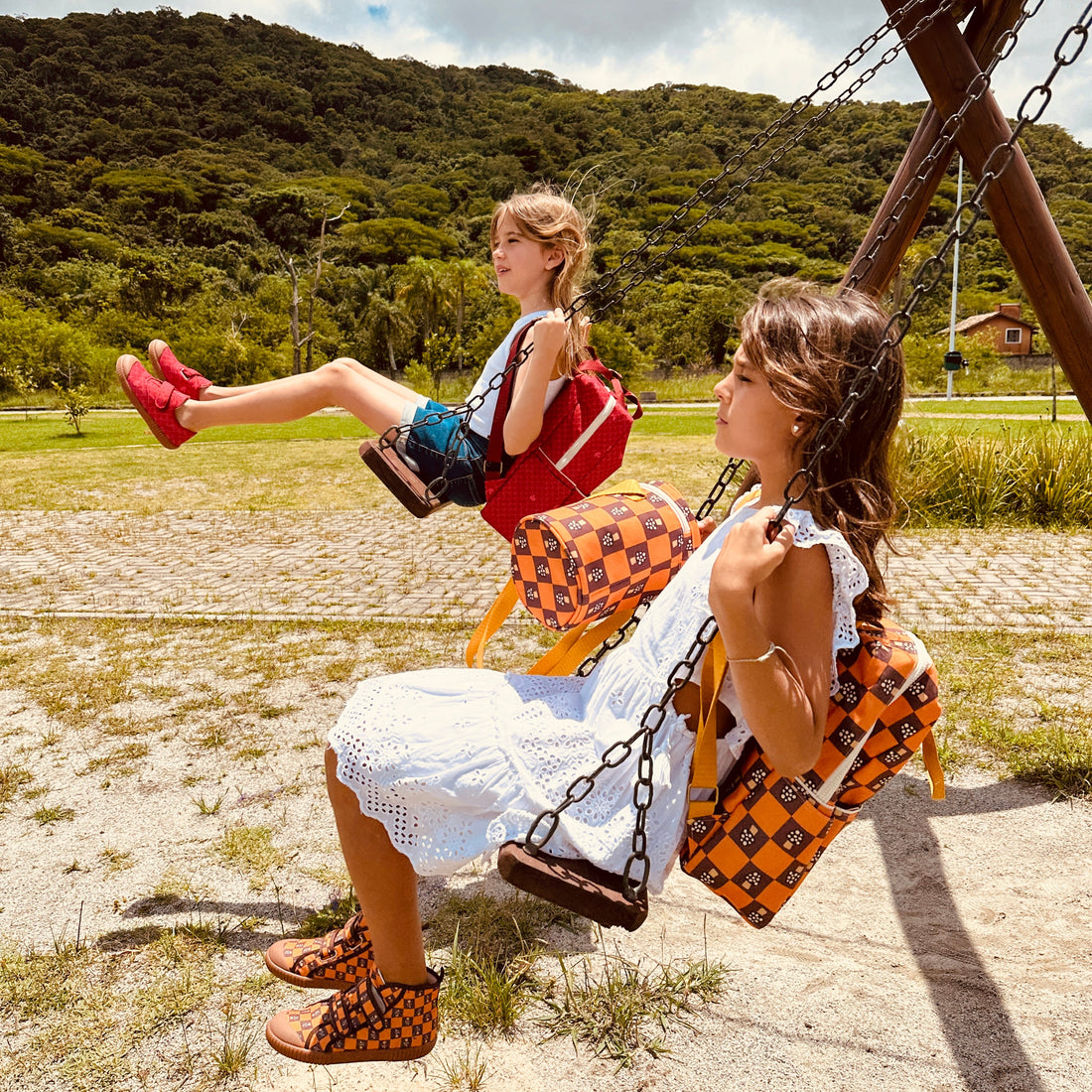Mochila LUFT Cogumelos Da Terra Marrom