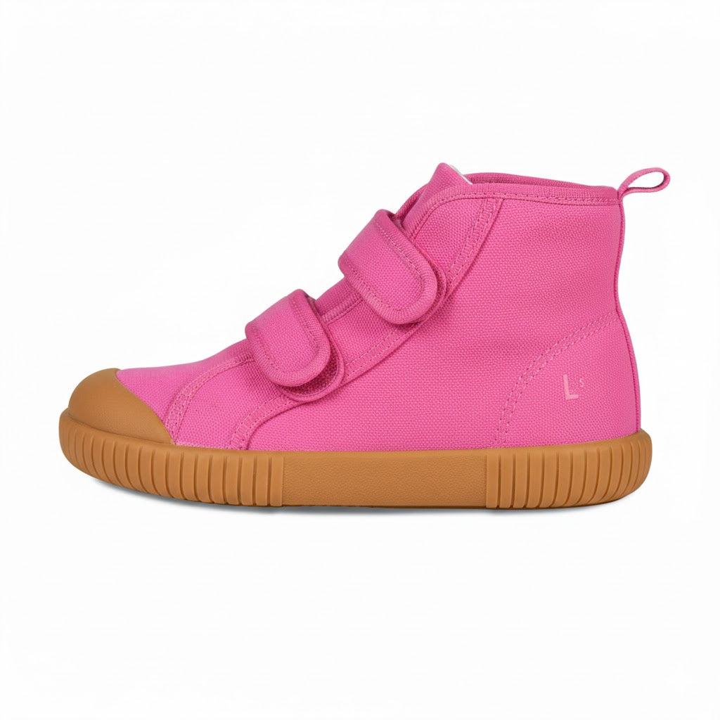 Tênis Cano Alto Luca Rosa Flor Sola Craft