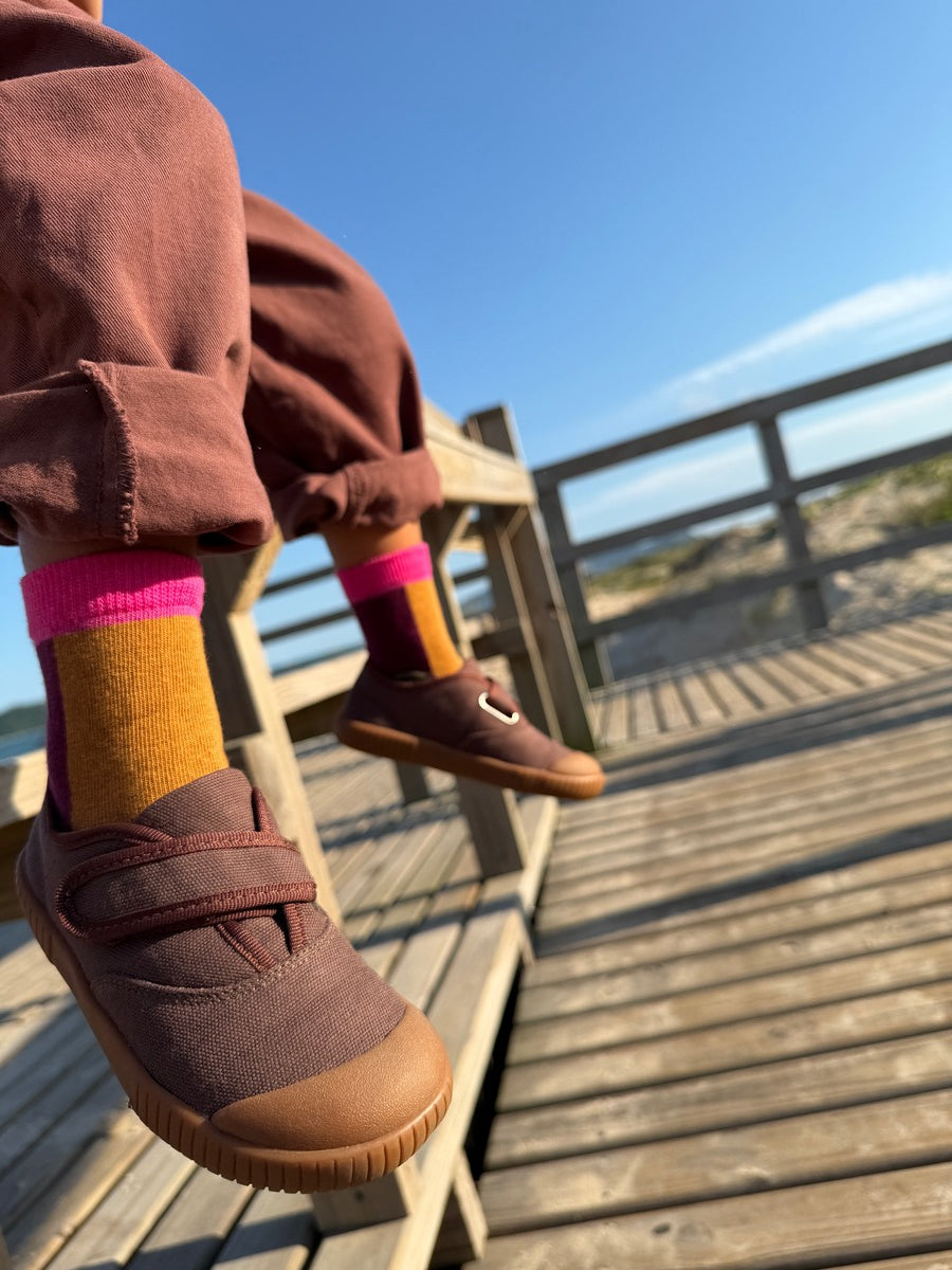 Meia Colorida Ameixa LUFT