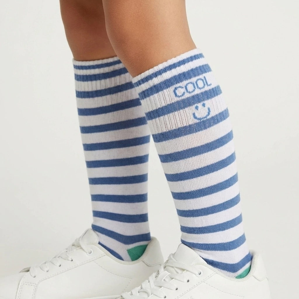 Meia Cantarola Cool Azul