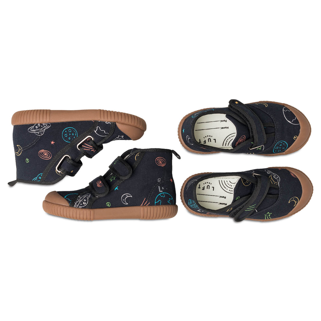 Tênis Cano Baixo Bento Universo Colorido