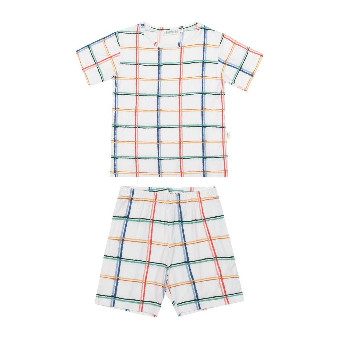 Conjunto Pijama Curto Xadrez