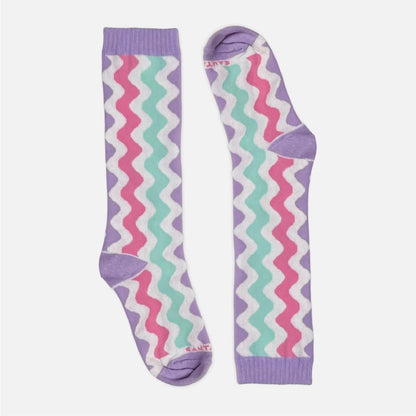 Meia Cantarola Zig Zag Candy