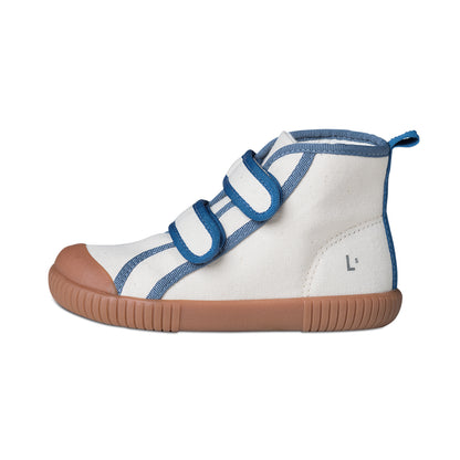 Tênis Cano Alto Luca Baunilha Azul Sola Craft