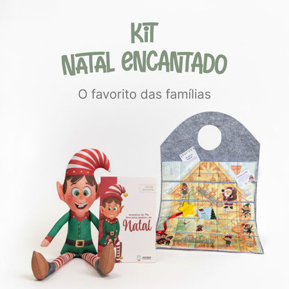 Kit Elfo e Calendário - Natal Encantado