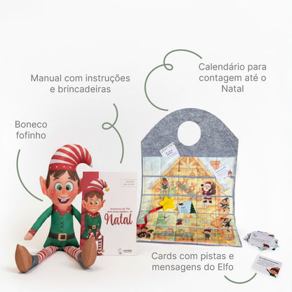 Kit Elfo e Calendário - Natal Encantado