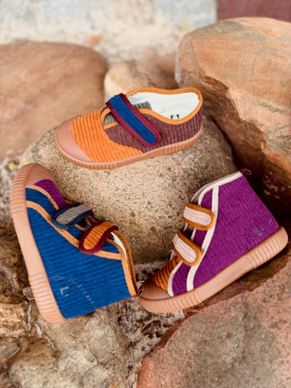 Tênis Cano Baixo Bento Veludo Tamarindo