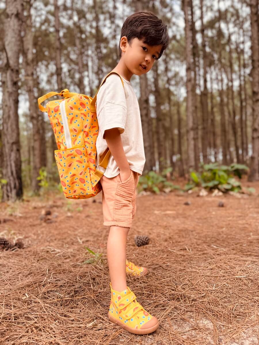 Tênis Cano Alto Luca Picnic da Diana Mamão Collab Comidinhas da Diana
