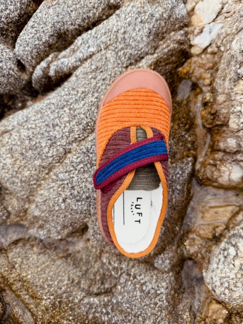 Tênis Cano Baixo Bento Veludo Tamarindo