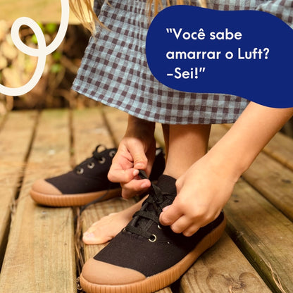 Tênis Cano Baixo Dora Preto Carvão Sola Craft
